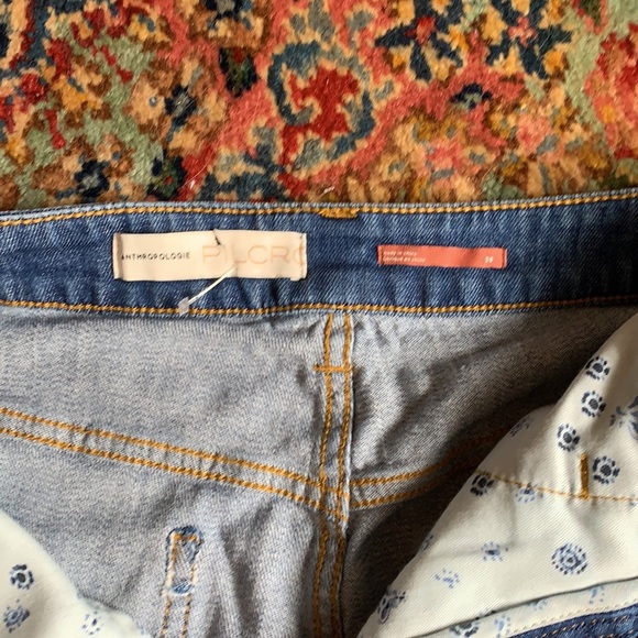 Anthro pilcro abd the letterpress cropped tie dye jeans. NWOT. Retail 140 - Picture 2 of 6